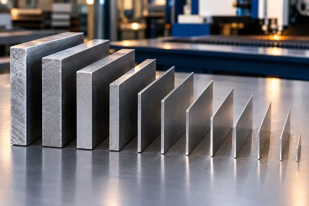 Steel Sheet Gauge Size Chart